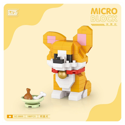 LZ8605 LOZ Köpek Blok Seti Mini Poşet -Vagon life