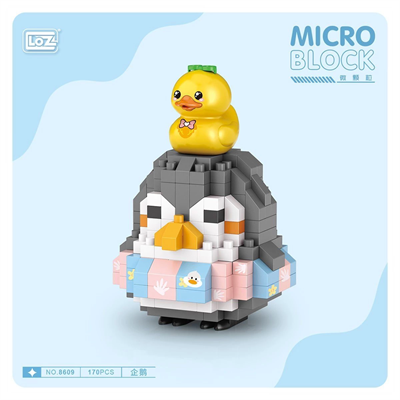 LZ8609 LOZ Penguen Blok Seti Mini Poşet -Vagon life
