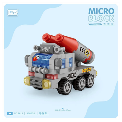 LZ8615 LOZ Araba Blok Seti Mini Poşet 150 Parça -Vagon life
