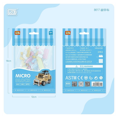 LZ8617 LOZ Tank Blok Seti Mini Poşet- Vagon life