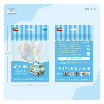 LZ8618 LOZ Blok Oyuncak Mini Poşet -Vagonlife