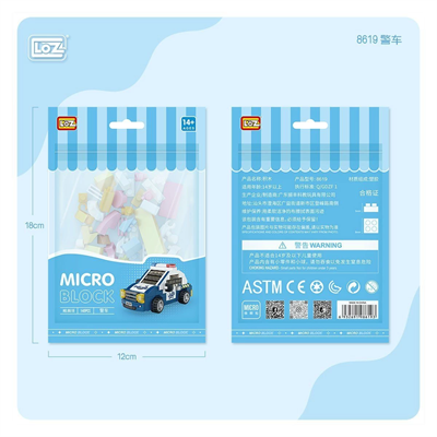 LZ8619 LOZ Blok Oyuncak Mini Poşet -Vagonlife