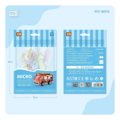 LZ8620 LOZ Blok Oyuncak Mini Poşet -Vagonlife - 1 Adet Stokta Olan Gönderilir