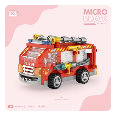 LZ8620 LOZ Blok Oyuncak Mini Poşet -Vagonlife - 1 Adet Stokta Olan Gönderilir