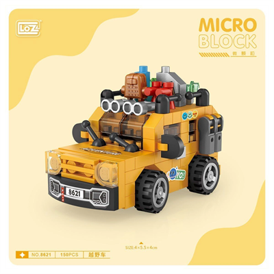 LZ8621 LOZ Araba Blok Seti Mini Poşet -Vagon life