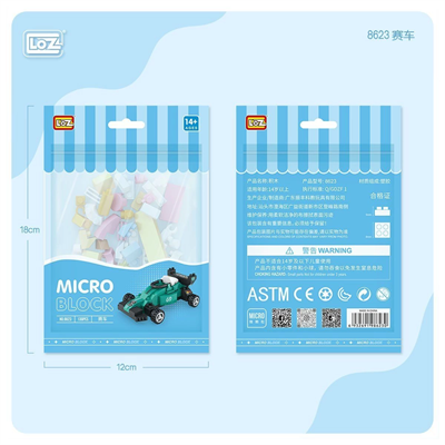 LZ8623 LOZ Araba Blok Seti Mini Poşet -Vagon life