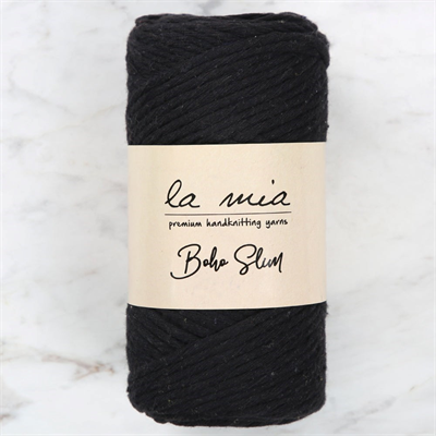 La Mia Boho Slim Siyah El Örgü İpi -L006 - 34203