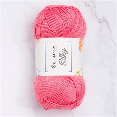 La Mia Silky Pembe El Örgü İpi - L015 - 33678