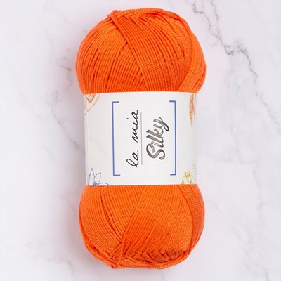La Mia Silky Turuncu El Örgü İpi - L012 - 33674