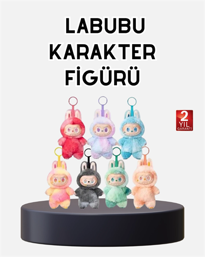 Labubu Koleksiyonluk Peluş Oyuncak – Yumuşak Kumaşlı, Dekoratif Tasarım, Hediyelik