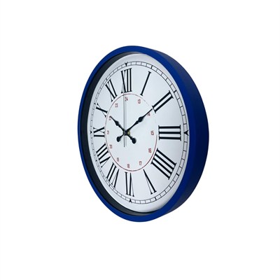 Lacivert 36 Cm Dekoratif Duvar Saati