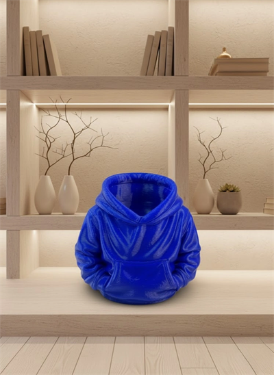 Lacivert Hoodie Kalemlik 10x10 cm Masa Üstü Düzenleyici