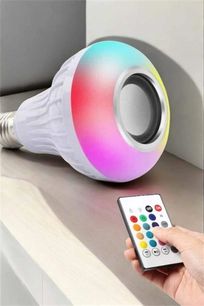 Lamba Led Hoparlör Dayanıklı ve Uzun Ömürlü Bluetooth Hoparlör