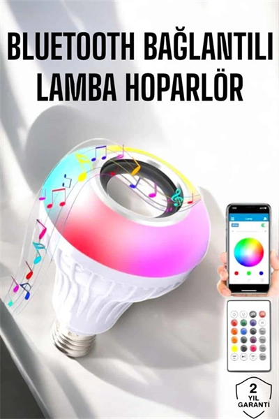 Lamba Led Hoparlör Dayanıklı ve Uzun Ömürlü Bluetooth Hoparlör