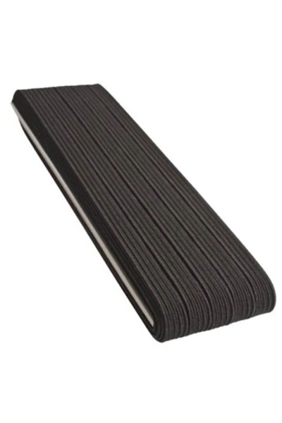 Lastik En 3 Cm 10 Metre Siyah
