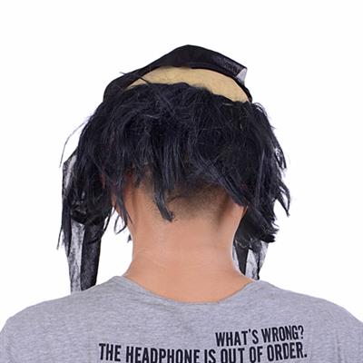 Lateks Saçlı Sakallı Korsan Maskesi (3936)