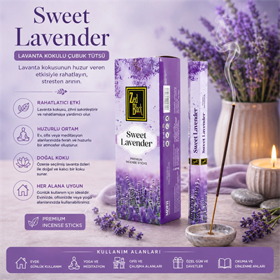 Lavanta Çubuk Tütsü Bx40