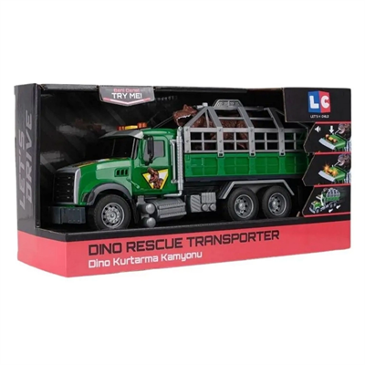 Lc Sesli Ve Işıklı Dino Kurtarma Kamyonu