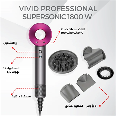 Leafless Hair Dryer 4 In 1 Saç Kurutma Makinası 3 Kademe Bx40