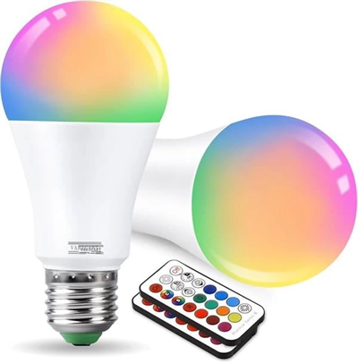 Led Ampul Enerji Dostu RGB Işıklı 100W Led Işık