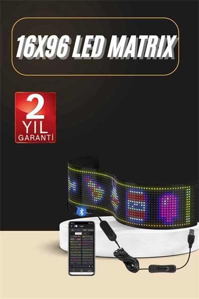 Led Ekran Matrix Panel En Büyük Boy Araba Yazısı