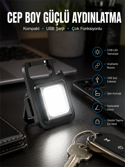 Led Işık Acil Durum Işığı Çok Fonksiyonlu Mıknatıs Özelliği