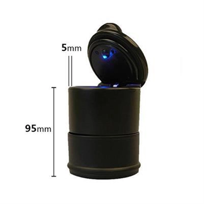Led Işıklı Araç Içi Kapaklı Sigara Küllüğü Oto Bardaklık Uyumlu Bx40
