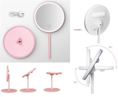 Led Işıklı Dokunmatik Makyaj Aynası 3 Kademeli Işık Ayarlı (3936)