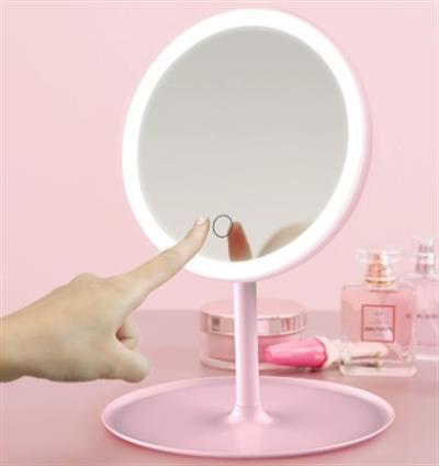 Led Işıklı Dokunmatik Makyaj Aynası 3 Kademeli Işık Ayarlı (3936)