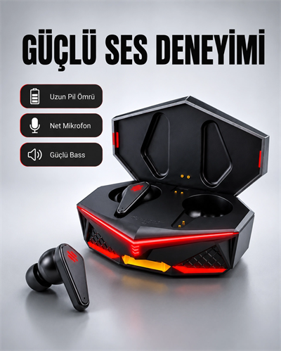 Led Işıklı Kablosuz Bluetooth 5.0 Gaming Kulaklık Yeni Nesil