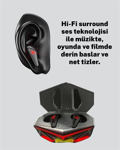 Led Işıklı Kablosuz Bluetooth 5.0 Gaming Kulaklık Yeni Nesil