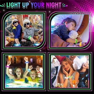 LED Işıklı Pilli Bileklik