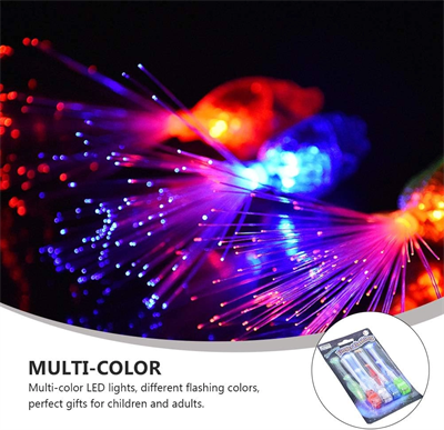 Led Işıklı Renkli Püsküllü Parmak Işığı 4 Renk 4 Adet Bx40