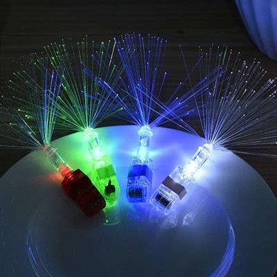 Led Işıklı Renkli Püsküllü Parmak Işığı 4 Renk 4 Adet (3936)