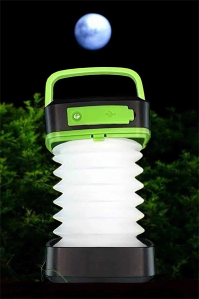 Led Lamba Kamp Lambası Hafif Taşınabilir Şarj Süreli Akordeon El Fenerli