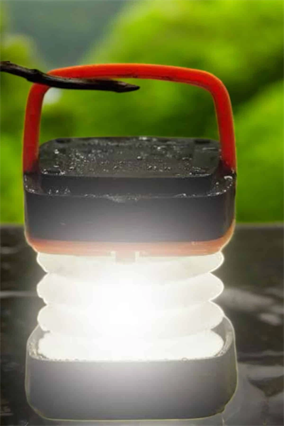 Led Lamba Kamp Lambası Hafif Taşınabilir Şarj Süreli Akordeon El Fenerli