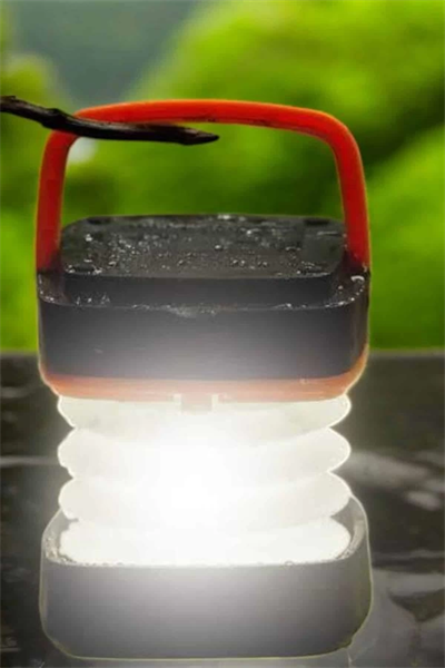 Led Lamba Kamp Lambası Hafif Taşınabilir Şarj Süreli Akordeon El Fenerli