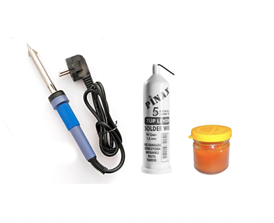 Lehim Havya 40w - Kalem Havya -  Değiştirilebilir Uç Tüp - Tel Set