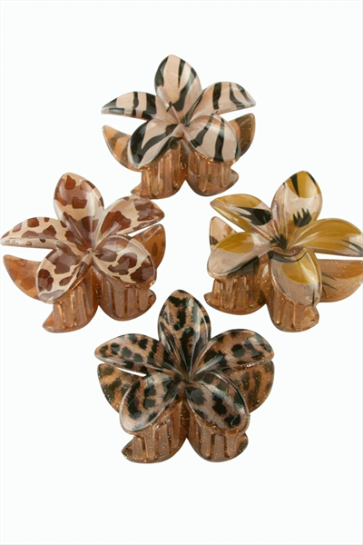 Leopar Desenli Lotus Mandal Toka 8 cm