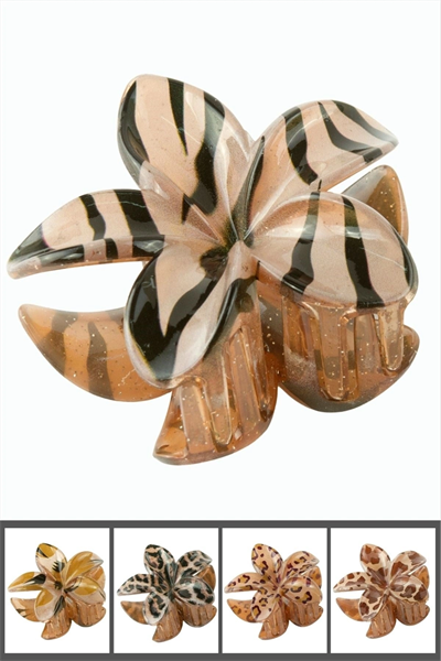 Leopar Desenli Lotus Mandal Toka 8 cm