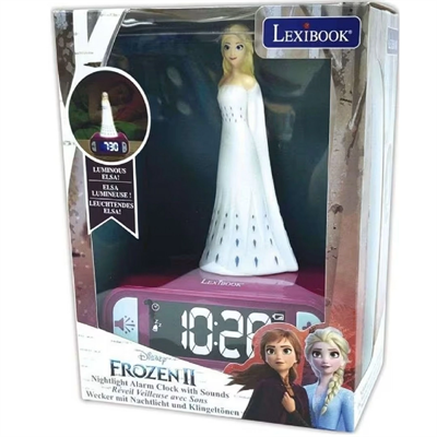 Lexibook Işıklı ve Sesli Frozen Dijital Çalar Saat