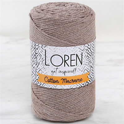 Loren Cotton Macrame Bej - R143 - 34365
