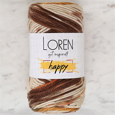 Loren Happy Ebruli El Örgü İpi - RH007 - 34292