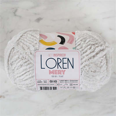 Loren Mery Gri El Örgü İpi - M407 - 34314