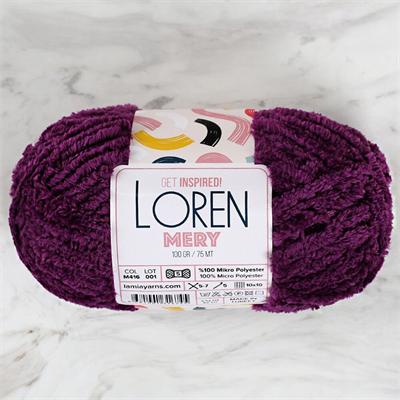 Loren Mery Mor El Örgü İpi - M416 - 34321
