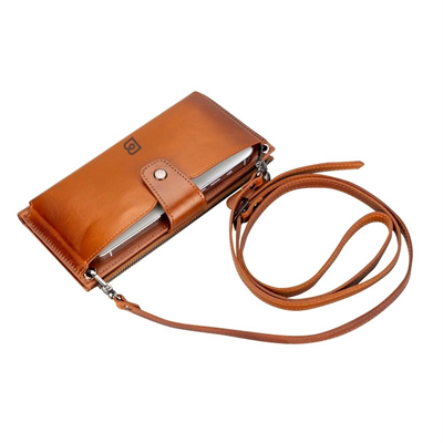 Lozan Strap 6.5 inch Uyumlu Deri Kartlıklı Kılıf RST2EF Taba