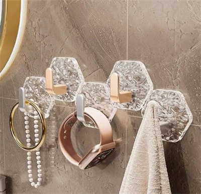Lüks 5’li Duvar Askısı Banyo Mutfak İçin Havlu  Askılık