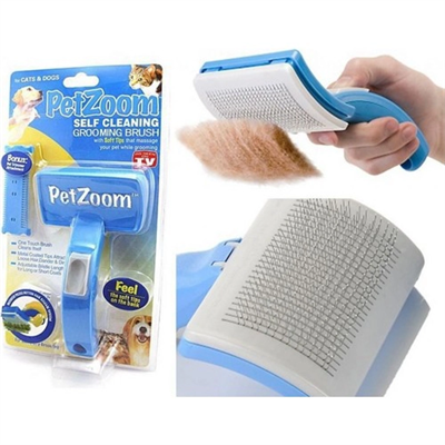 Lüks Basmalı Kedi Köpek Tarağı – Tüy Toplama Ve Temizleme, Ergonomik, Kolay Kullanım