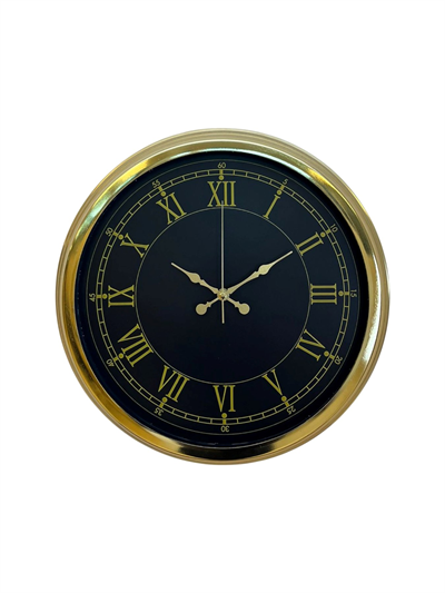 Luxury Gold 40 Cm Metal Duvar Saati