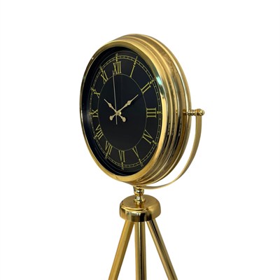 Luxury Gold Tripod Ayaklı Modern Saat